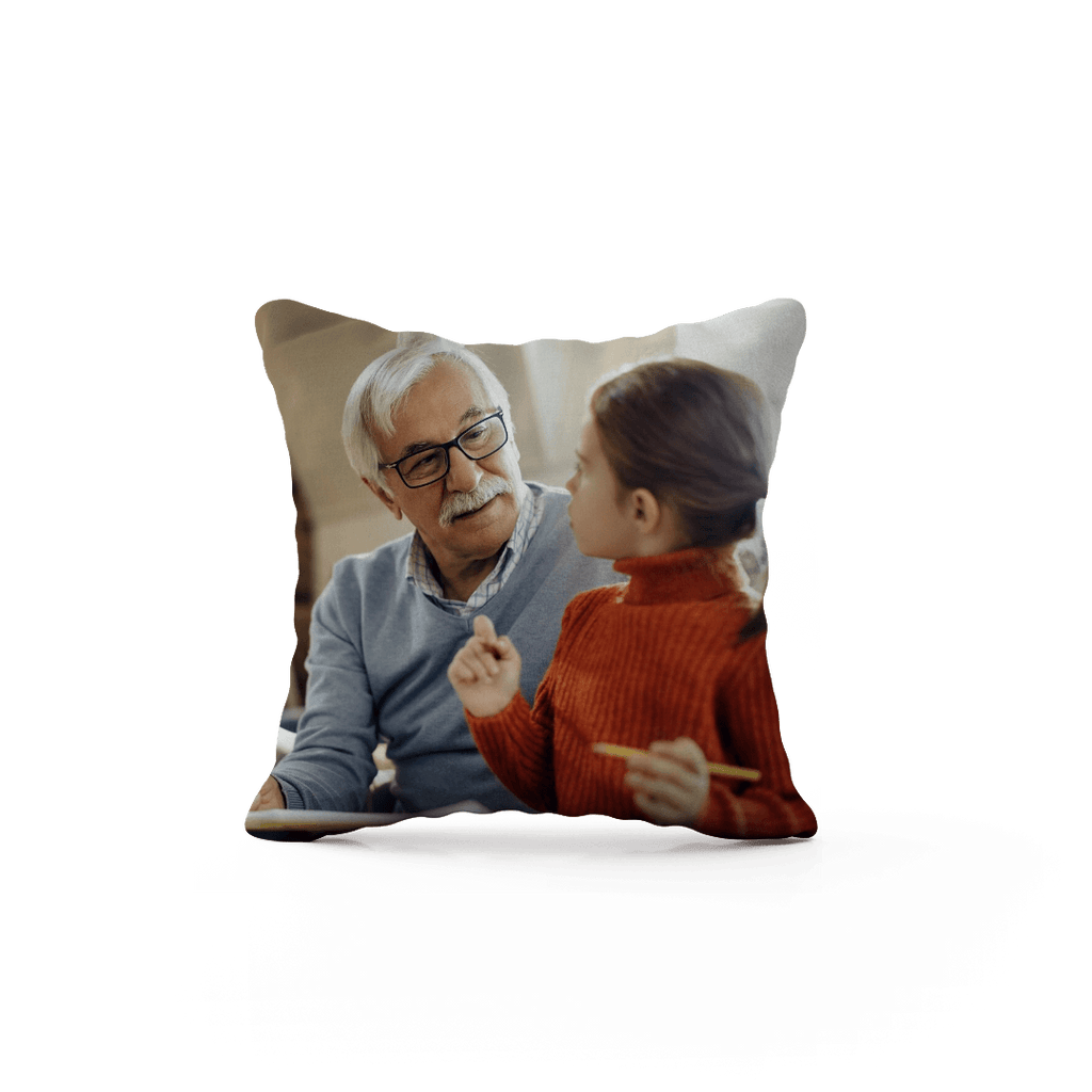 Personalizowana poduszka z Twoim zdjęciem na Dzień Dziadka - Mejkmi - Personalizowane Prezenty Dla Twoich Bliskich!