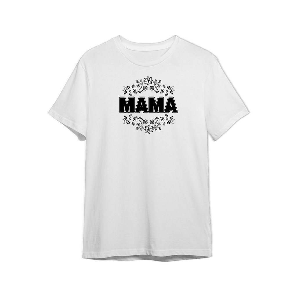T-Shirt mit der Aufschrift "Mama - Blumen" - Mejkmi - Personalisierte Geschenke für Ihre Liebsten!