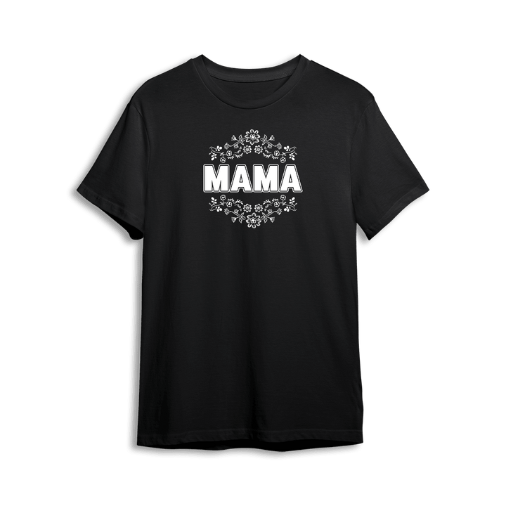Koszulka z Napisem "Mama - Kwiaty" - Mejkmi - Personalizowane Prezenty Dla Twoich Bliskich!