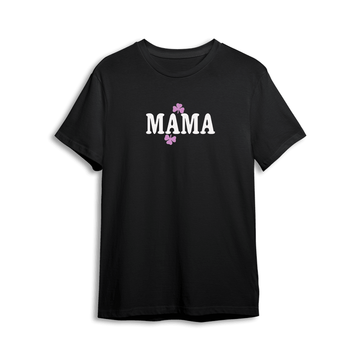 Koszulka z Napisem "Mama - Szczęście" - Mejkmi - Personalizowane Prezenty Dla Twoich Bliskich!