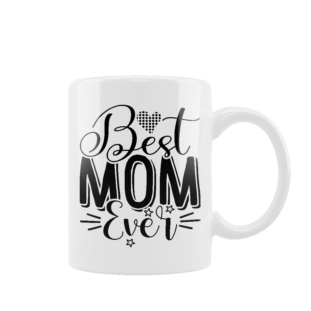Kubek z napisem "Best Mom Ever" na prezent z okazji Dnia Matki - Mejkmi - Personalizowane Prezenty Dla Twoich Bliskich!